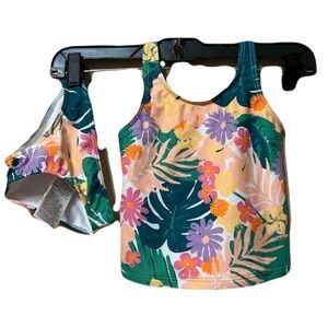 Roxy girls Paradisiac Island Tankini Swimsuit Set 2t nwt
